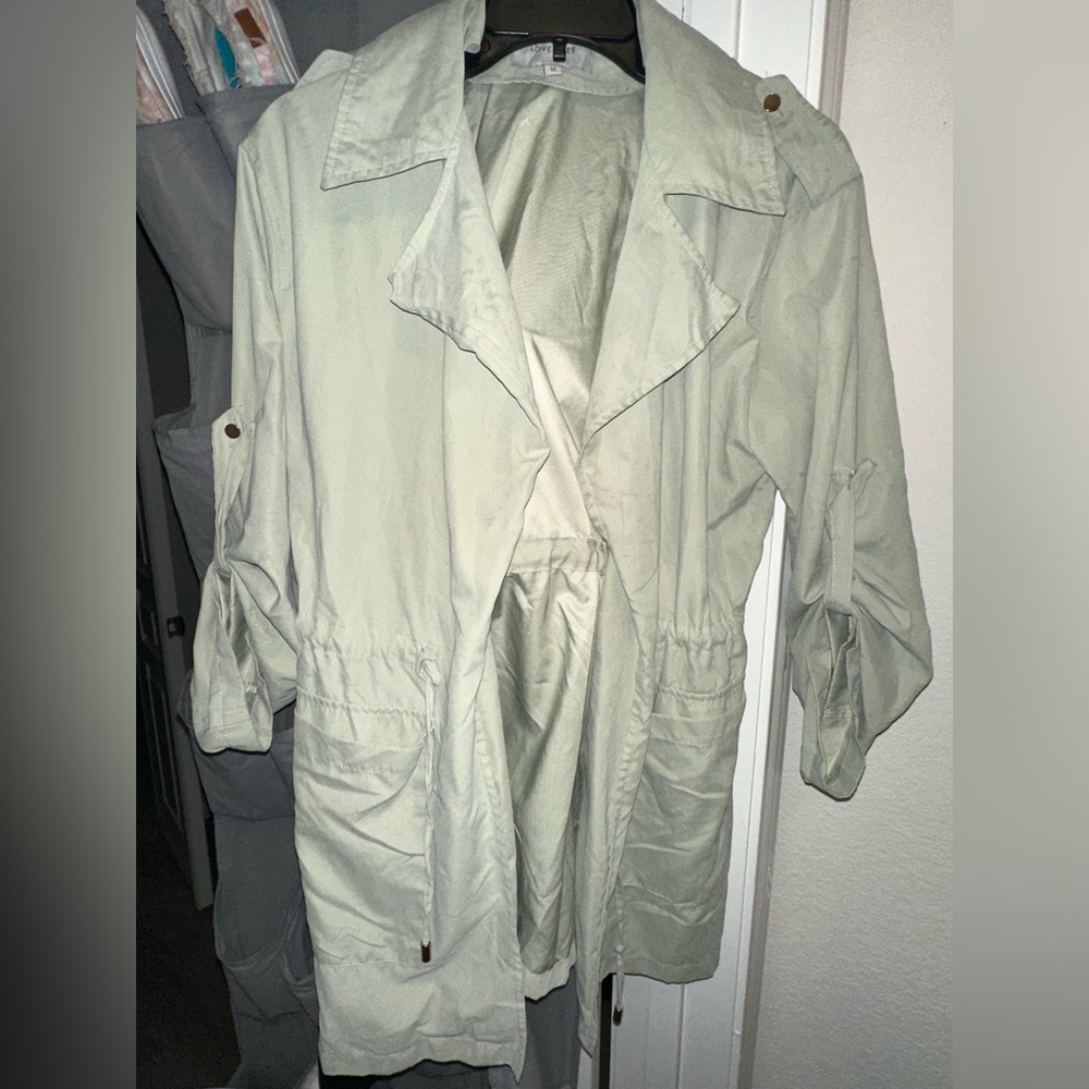 green jacket